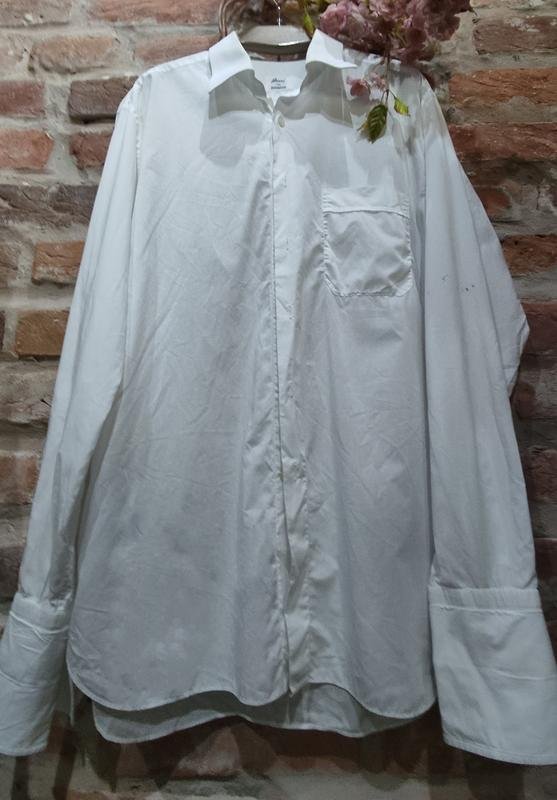 Women Brioni Shirt White Cotton 36 / S / 44