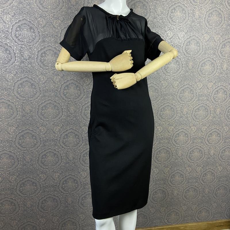 Женское Sportstaff Платье Чёрный Полиэстер 38 / M