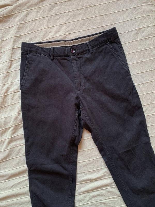 Мужские Massimo Dutti Брюки Серый Вельвет 30