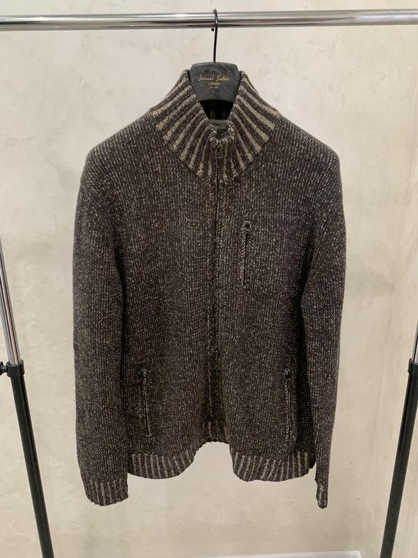 Herren Calvin Klein Pullover Braun Wolle L