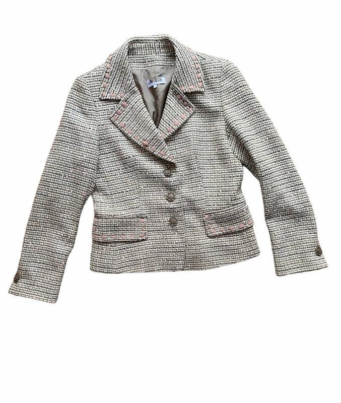 Women Gerard Darel Blazer Beige Wool 40 / L / 48