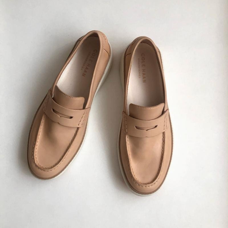 Homme Cole Haan Mocassins Beige Cuir 44