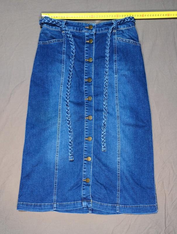 Женская Blue Inc Юбка Тёмно-синий Эластан 38