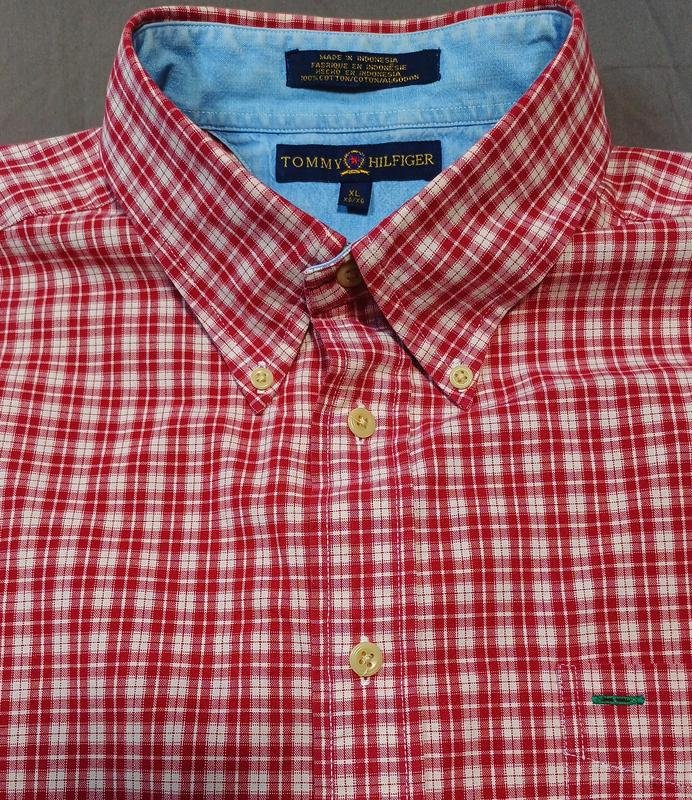 Мужской Tommy Hilfiger Футболка Белая Хлопок 42 /