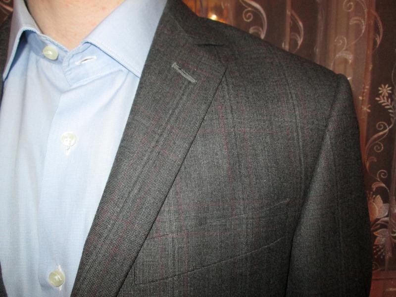 Мужской Cerruti Пиджак Серый Шерсть 48