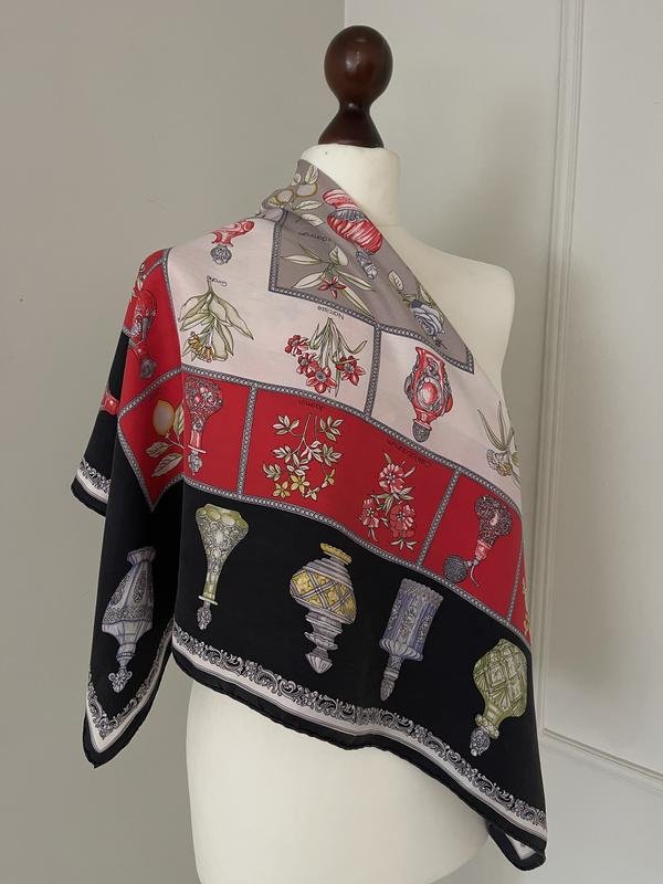 Unisex Etro Schal Schwarz Seide
