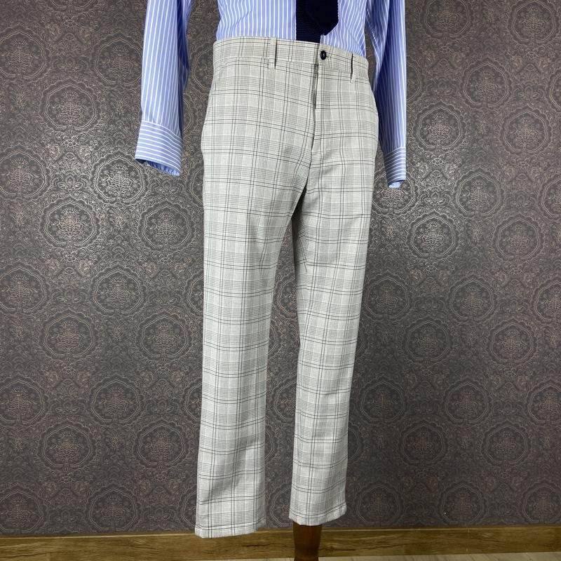 Uomo ZARA Pantaloni Grigio Viscosa 30 / S / 44