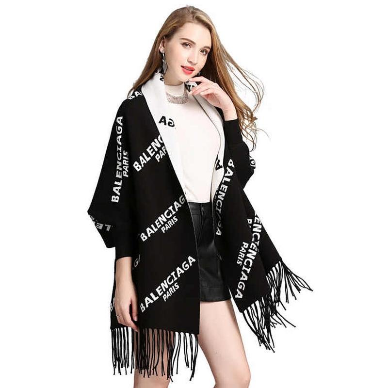 Women Balenciaga Sweater Black Polyester 38 / M /