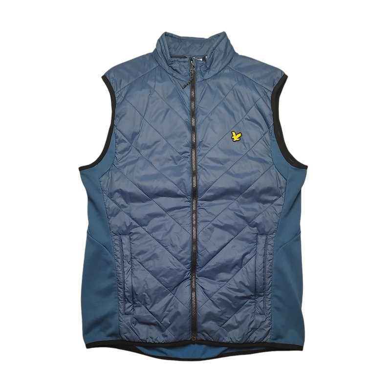 Men Lyle & Scott Vest Navy Polyamide 36 / S / 44