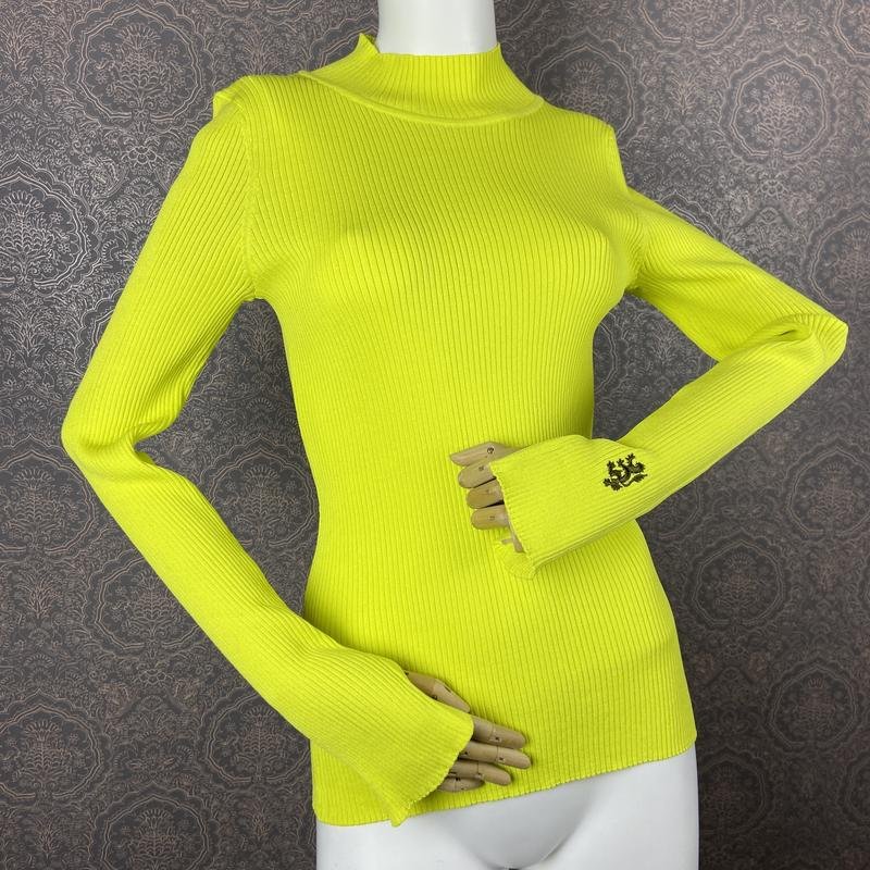 Femme Pringle of Scotland Pull Vert Viscose 38 / M