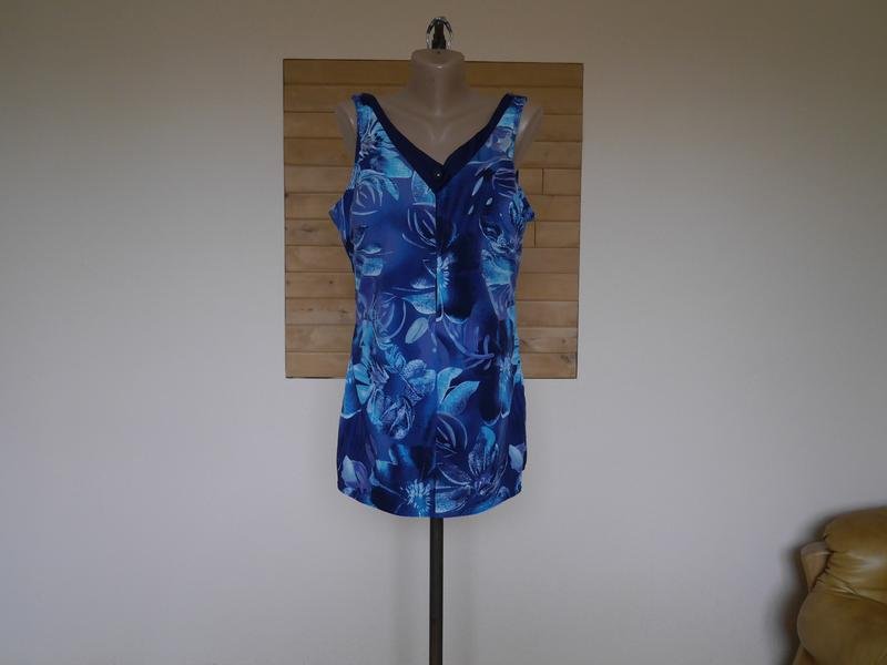 Damen Badeanzug Mehrfarbig Lycra 50 / 4XL / 58
