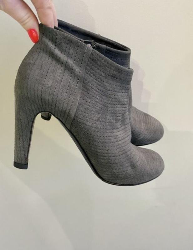 Femme Rupert Sanderson Bottines Gris Suède 37.5