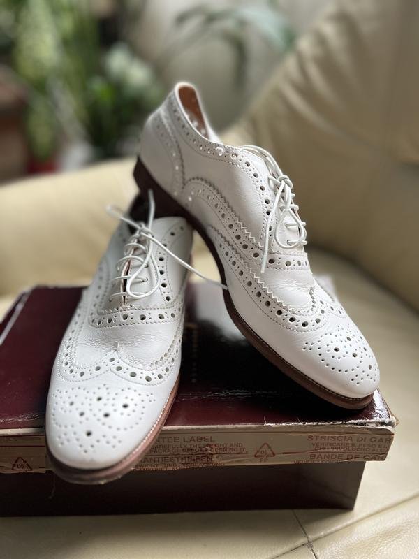 Damen Church'S Slipper Weiß Leder 38