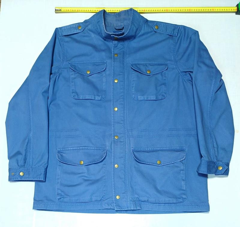 Homme Cotton Traders Veste Bleu Marine Coton 44 /