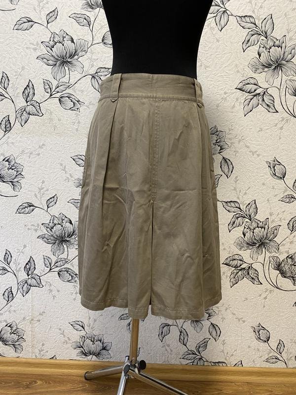 Женская Dries Van Noten Юбка Серый Хлопок 38 / M /