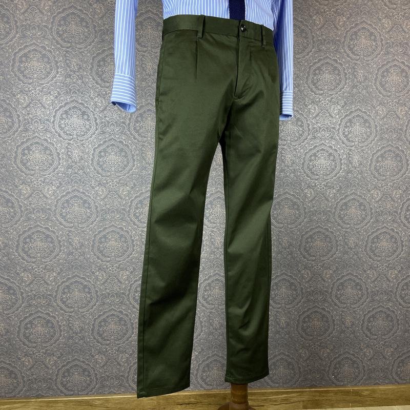 Мужские ZARA Брюки Зелёный Хлопок 29 / S / 42