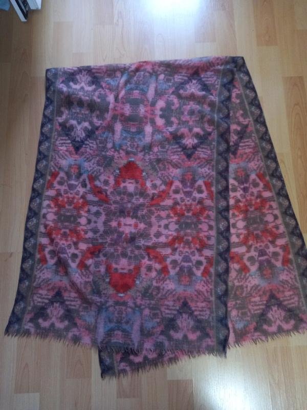 Écharpe Jaeger Multicolore Soie Laine
