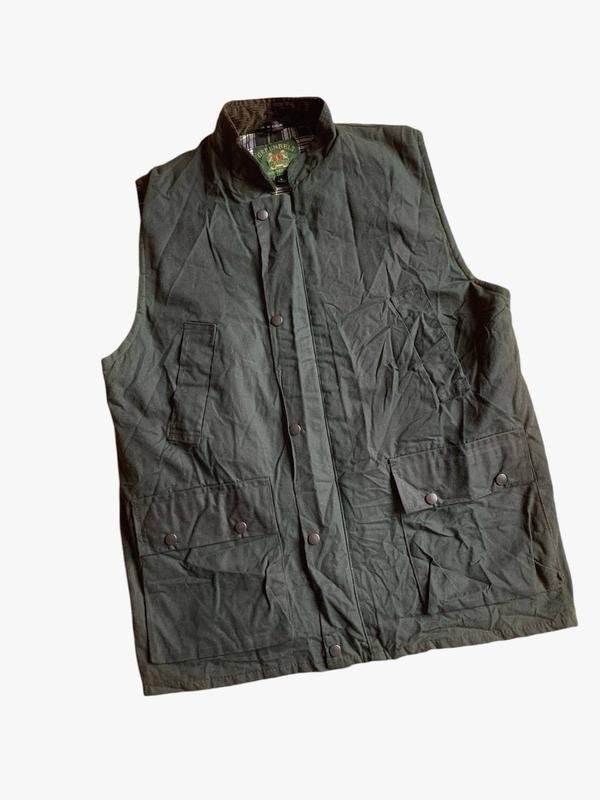 Homme Greenbelt England Gilet Ciré Vert 40 /L / 48