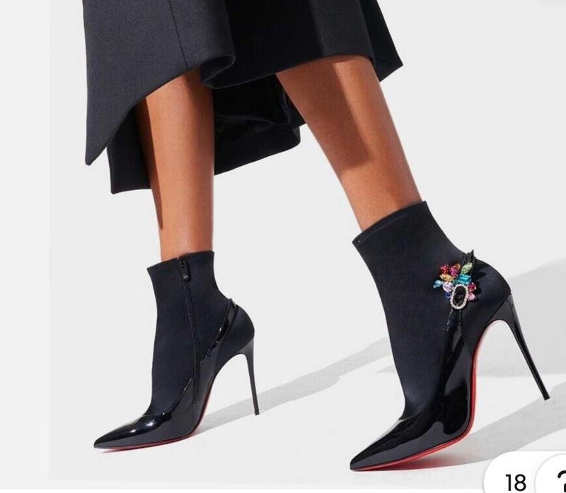 Женские Christian Louboutin Ботильоны Чёрный 38