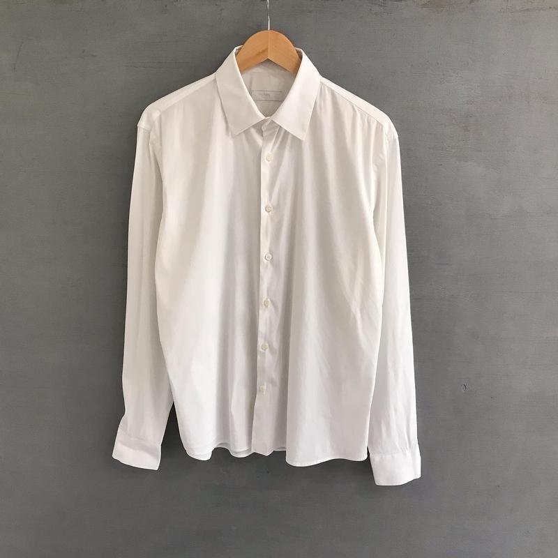Herren Prada Hemd Weiß Baumwolle 42 / XL / 50