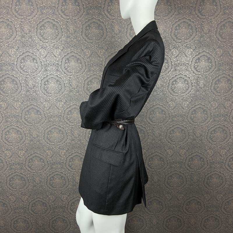 Women Loro Piana Blazer Grey Wool 40 / L / 48