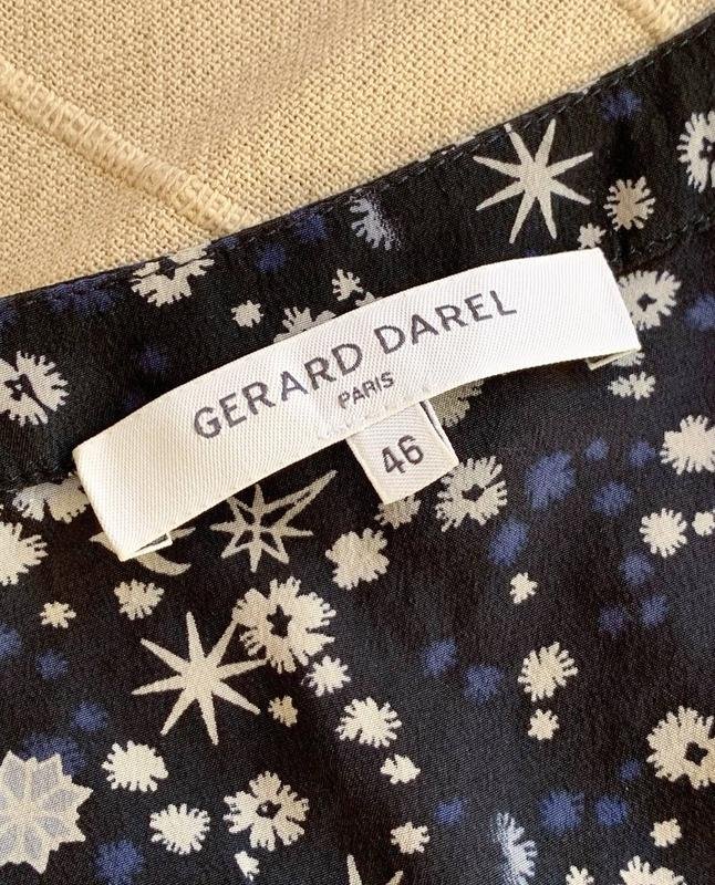 Женская Gerard Darel Рубашка Чёрный Шелк 38 / M /