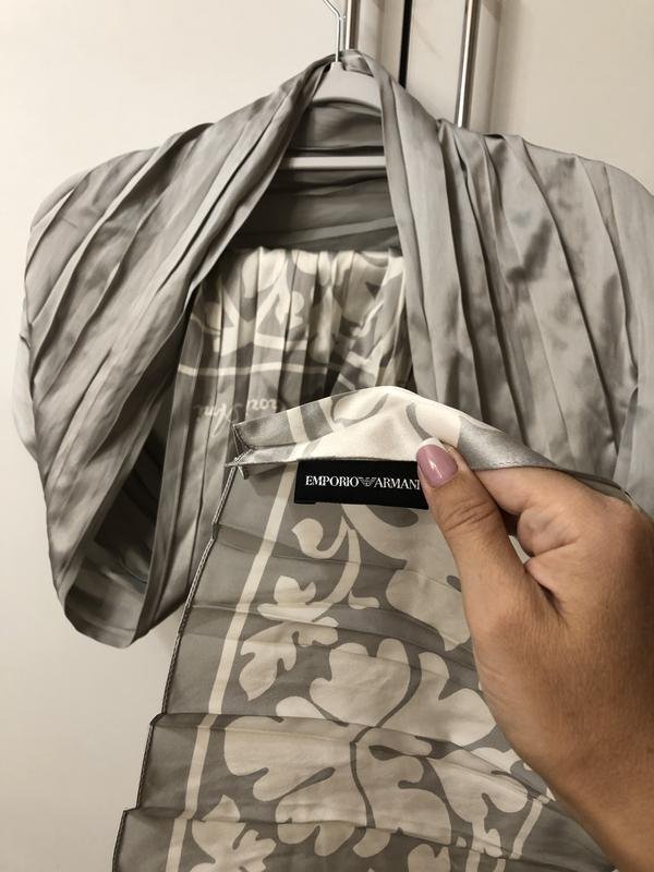 Unisex Armani Exchange Schal Grau