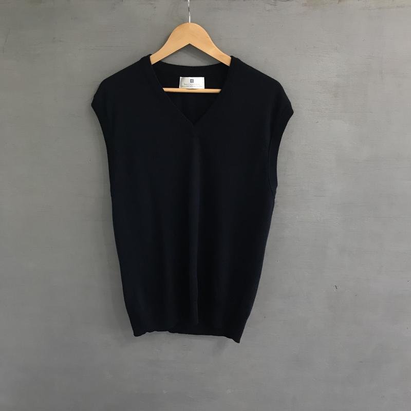 Homme Ballantyne Gilet Bleu Marine Laine 38 / M /