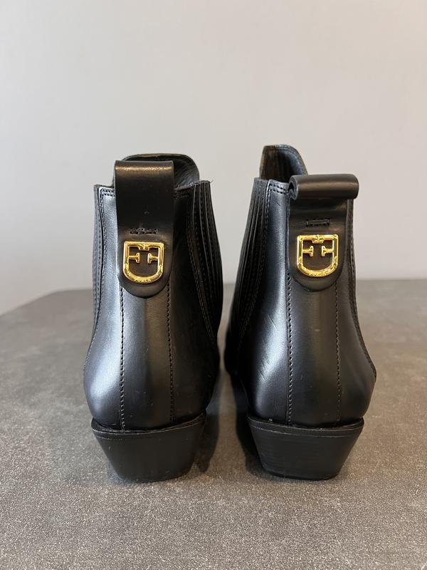 Women Furla Boots Black Leather 39