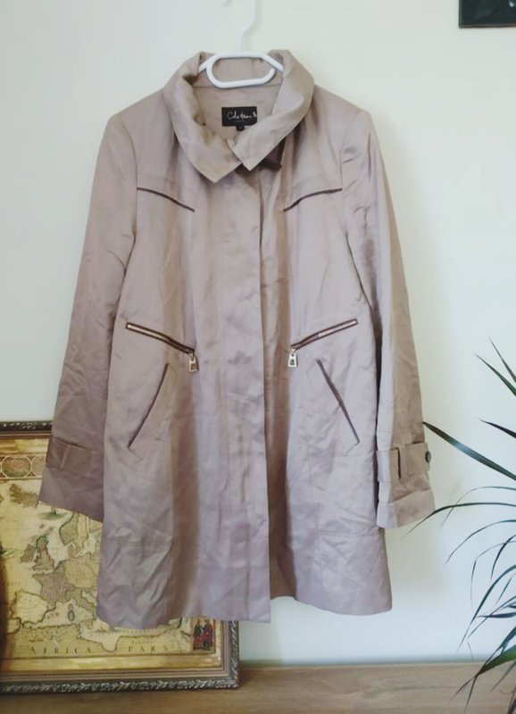 Женский Cole Haan Плащ Бежевый 38 / M / 46