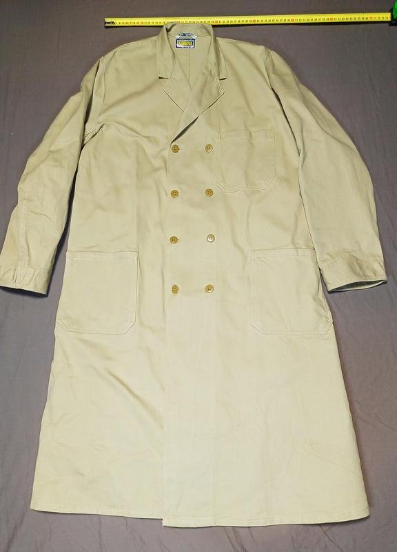Homme Trench Coat Moutarde Coton 42 / XL / 50