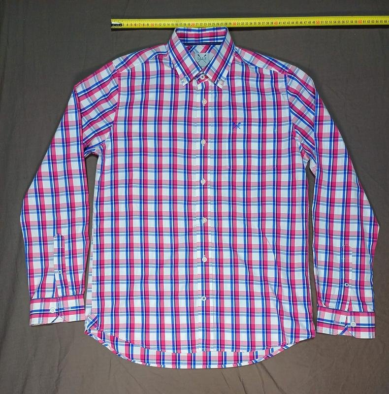 Мужской Crew Clothing Рубашка Белая Хлопок 38 / M