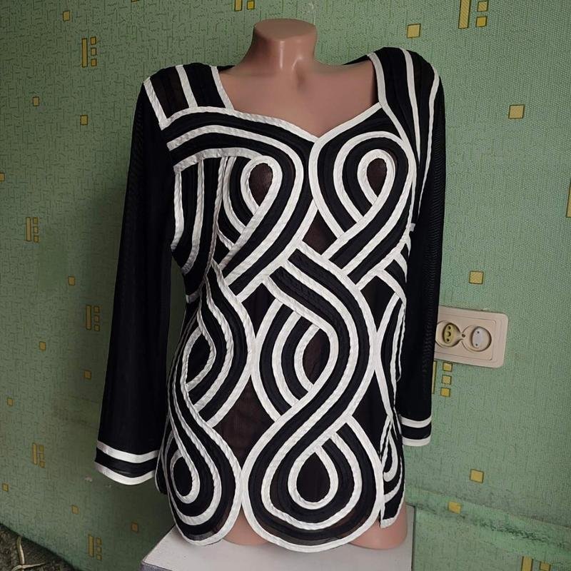 Damen Anya Bluse Schwarz 40 / L / 48