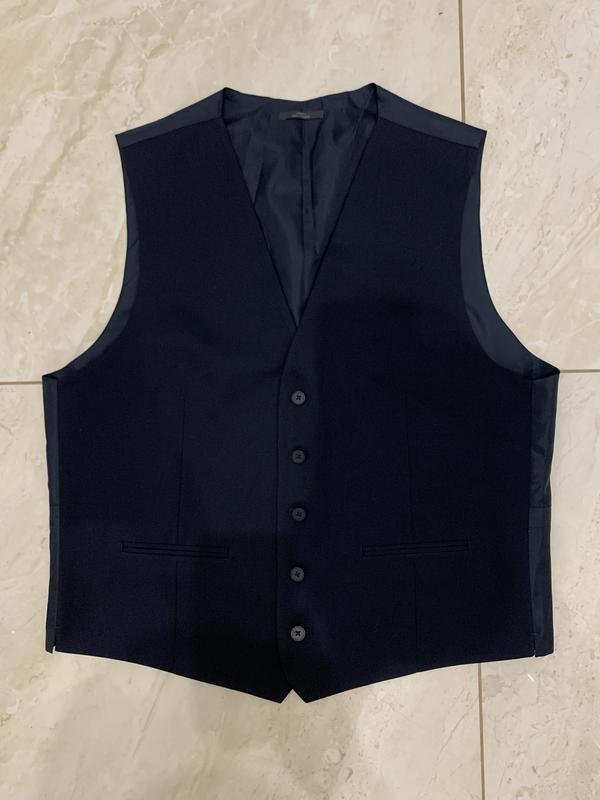 Мужской M&S Жилет Синий 40 /L / 48