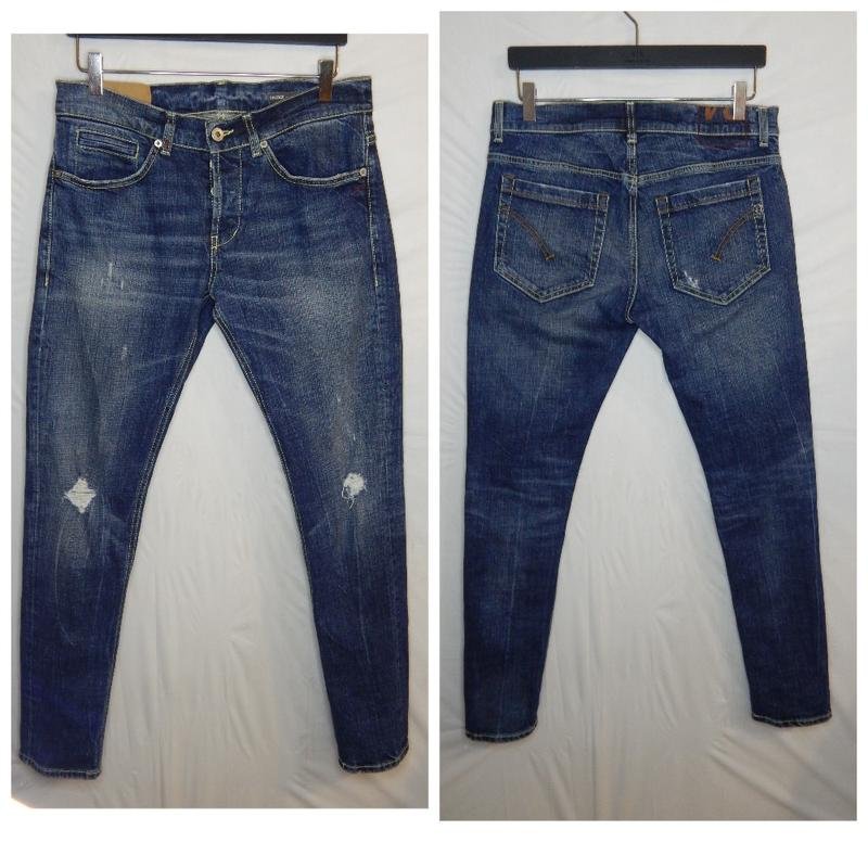 Homme Dondup Jeans Bleu Denim Autre
