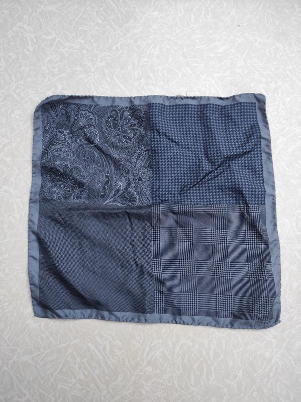 Homme Gant Écharpe Argent Soie