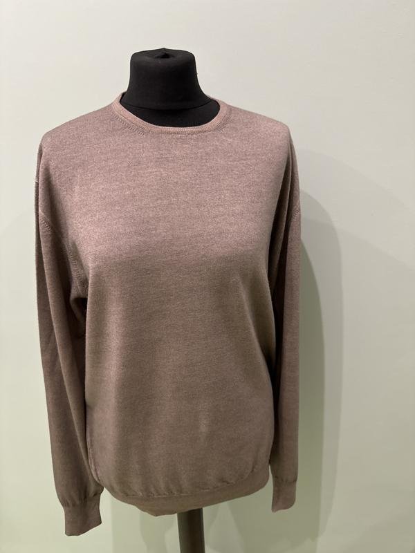 Herren Cruciani Pullover Braun Wolle 42 / XL / 50