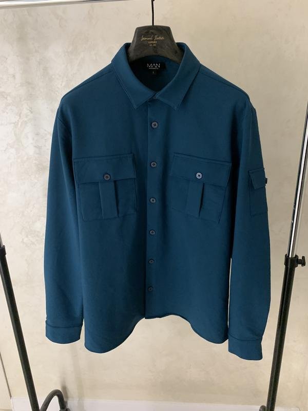 Мужской Boohoo Рубашка Синяя  L