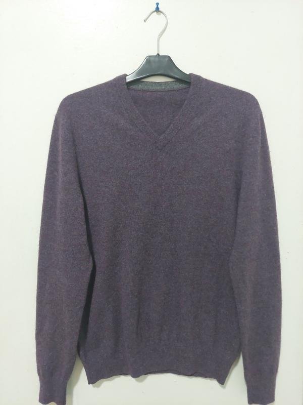 Damen Hackett Pullover Lila Kaschmir 38 / M / 46