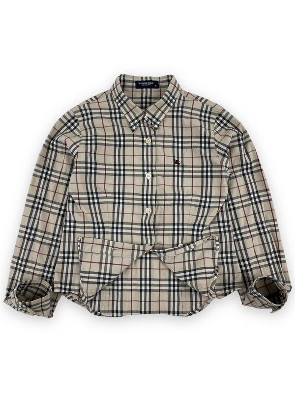 Women Burberry Shirt Beige Cotton 32 / XXS / 40