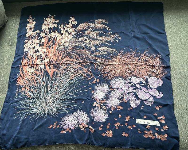 Платок Christian Dior Синий