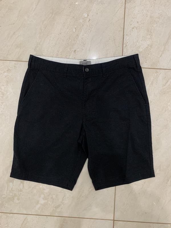 Мужские M&S Шорты Чёрные 33 / L / 48