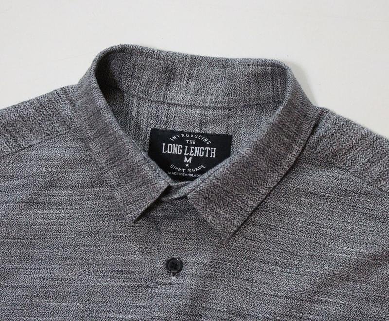 Мужской ACW85 Рубашка Серый Хлопок 38 / M / 46