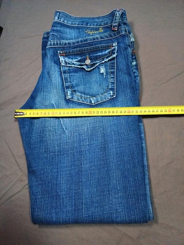 Damen Vintage Chefdeville Jeans Marineblau 34 /