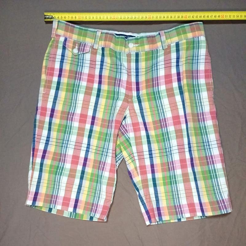 Men Ralph Lauren Shorts Red Cotton 32