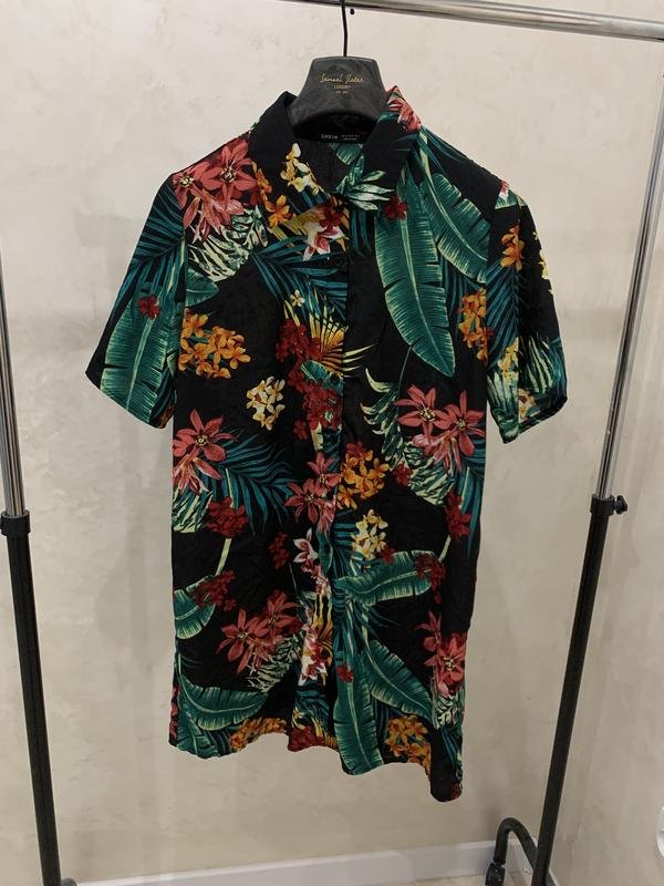 Мужской Shein Рубашка Чёрный 40 /L / 48