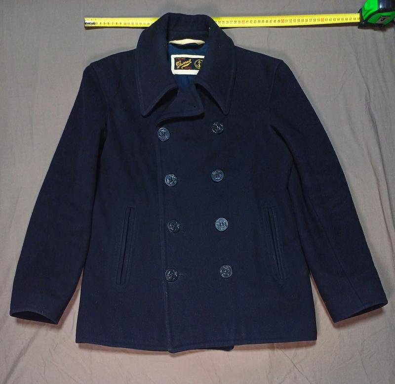 Homme Gloverall Manteau Noir Laine 36 / S / 44