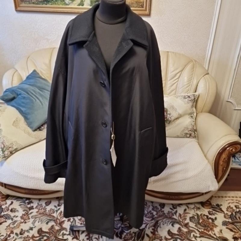 Herren Cambridge Satchel Mantel Schwarz 56 / 7XL /