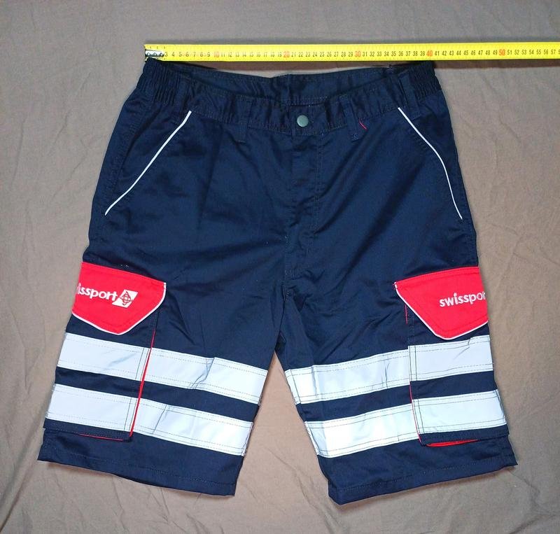 Мужские Swissport Шорты Красные Полиэстер 34