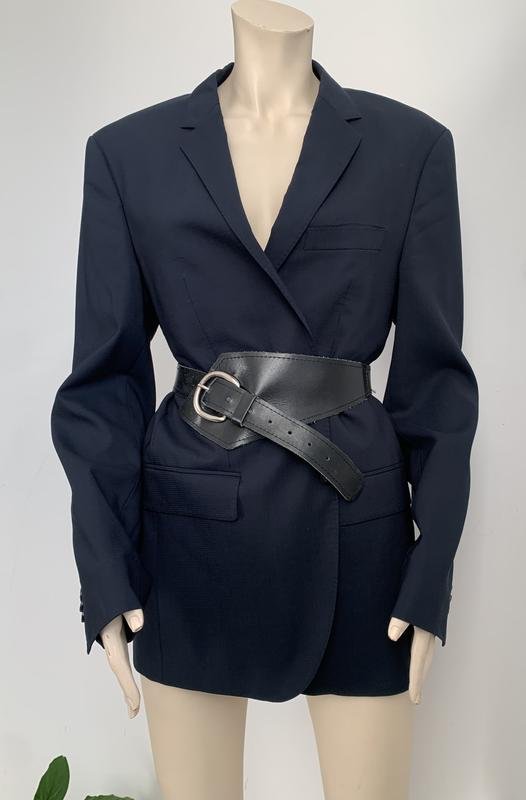 Damen Hugo Boss Sakko Marineblau Wolle Andere